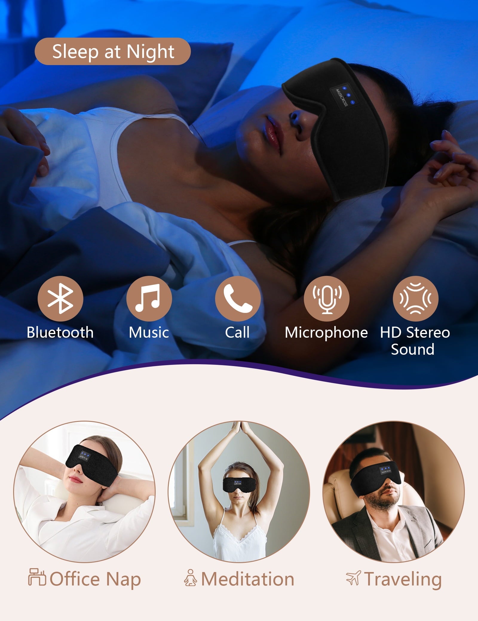 Bluetooth Sleep Mask